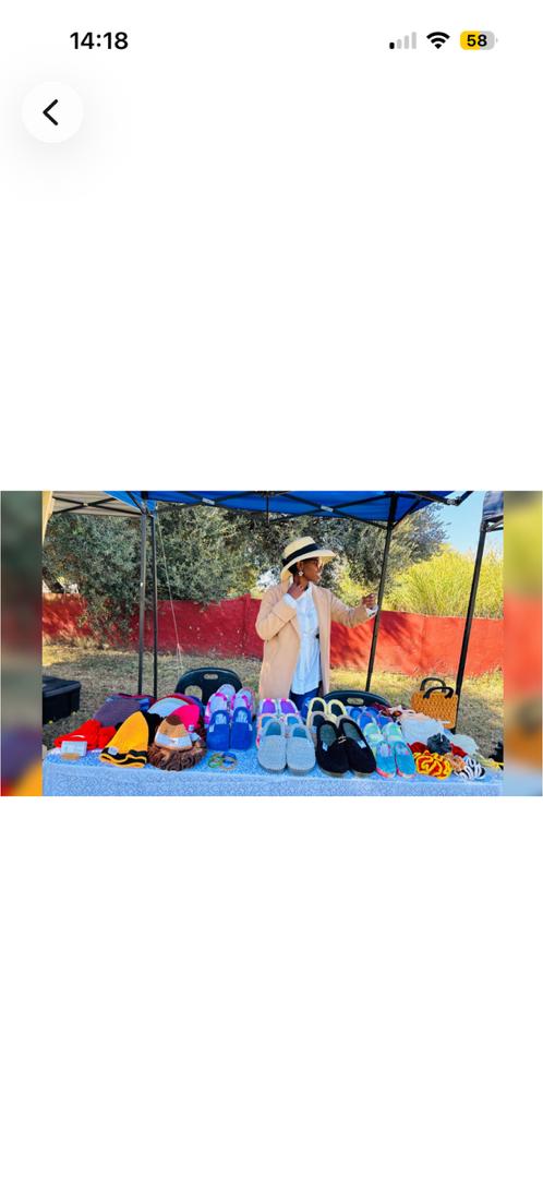 Chihera's Craft stall at a local market